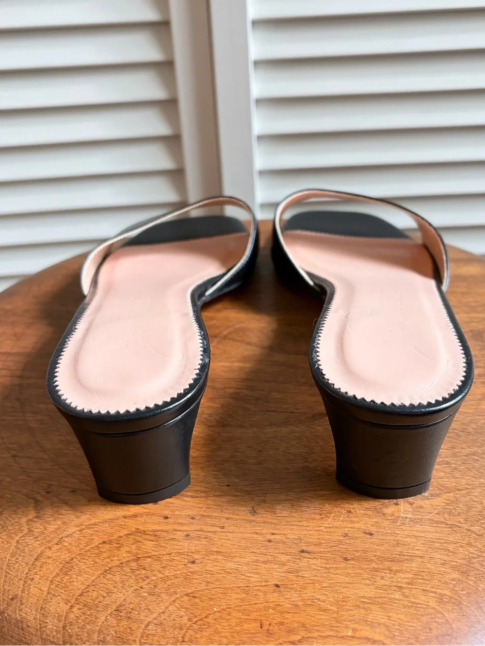 J. Crew Look Lina Kitten-Heel Sandal Black 9